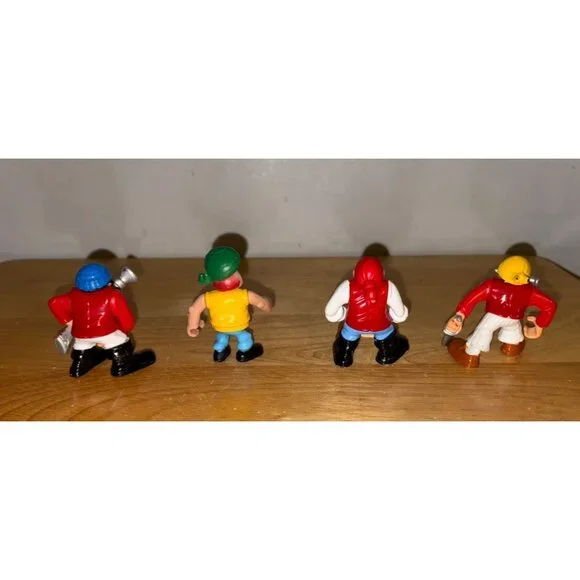 VTG 1994 Fisher Price Great Adventures Pirate Ship Action Figures Lot 4 Pirates - Picture 3 of 5